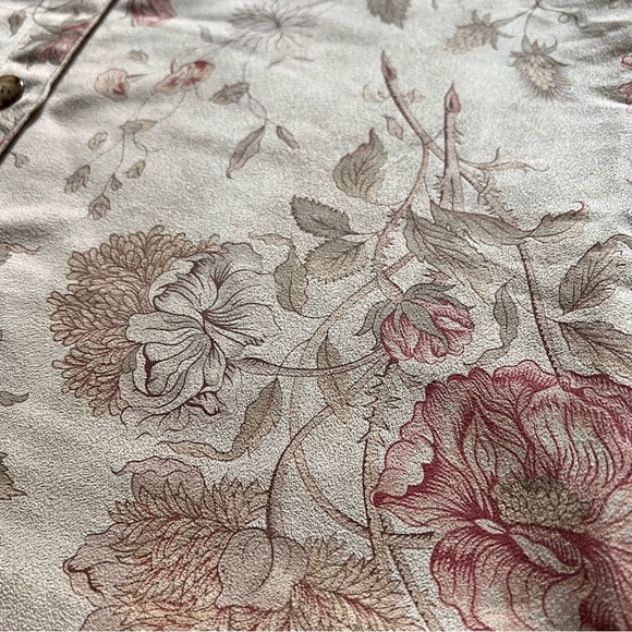 By JJ Floral Button Up Trendy Lightweight Jacket with Pockets Size M - Picture 2 of 11